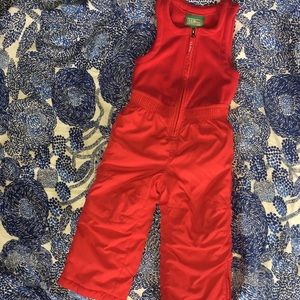 2T Red LL Bean snow pants